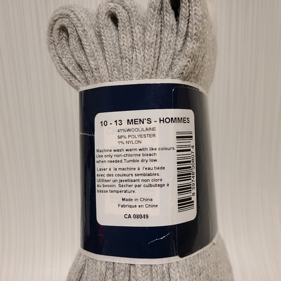 Cooper MVP Wool Socks 3 Pair Pack New - Picture 2 of 2